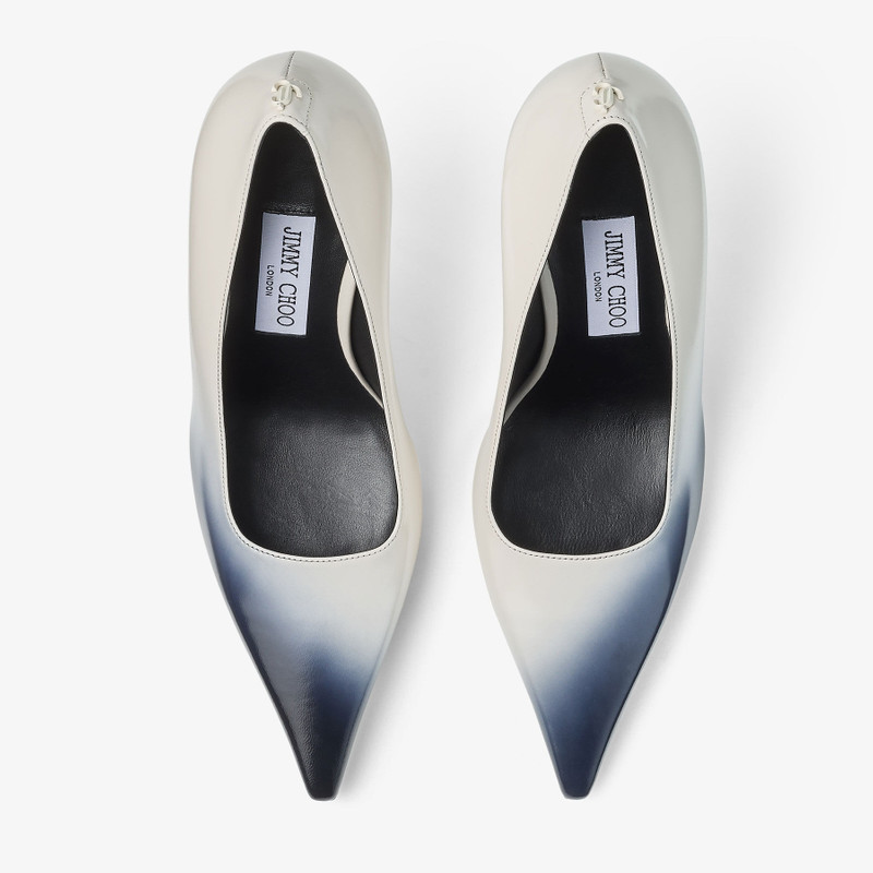 Ixia 95 Latte Sprayed Spazzolato Leather Pumps 4