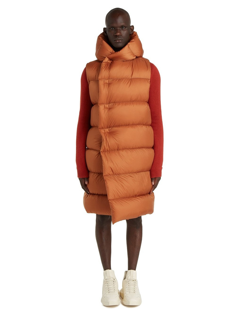 Orange Liner Down Vest 1