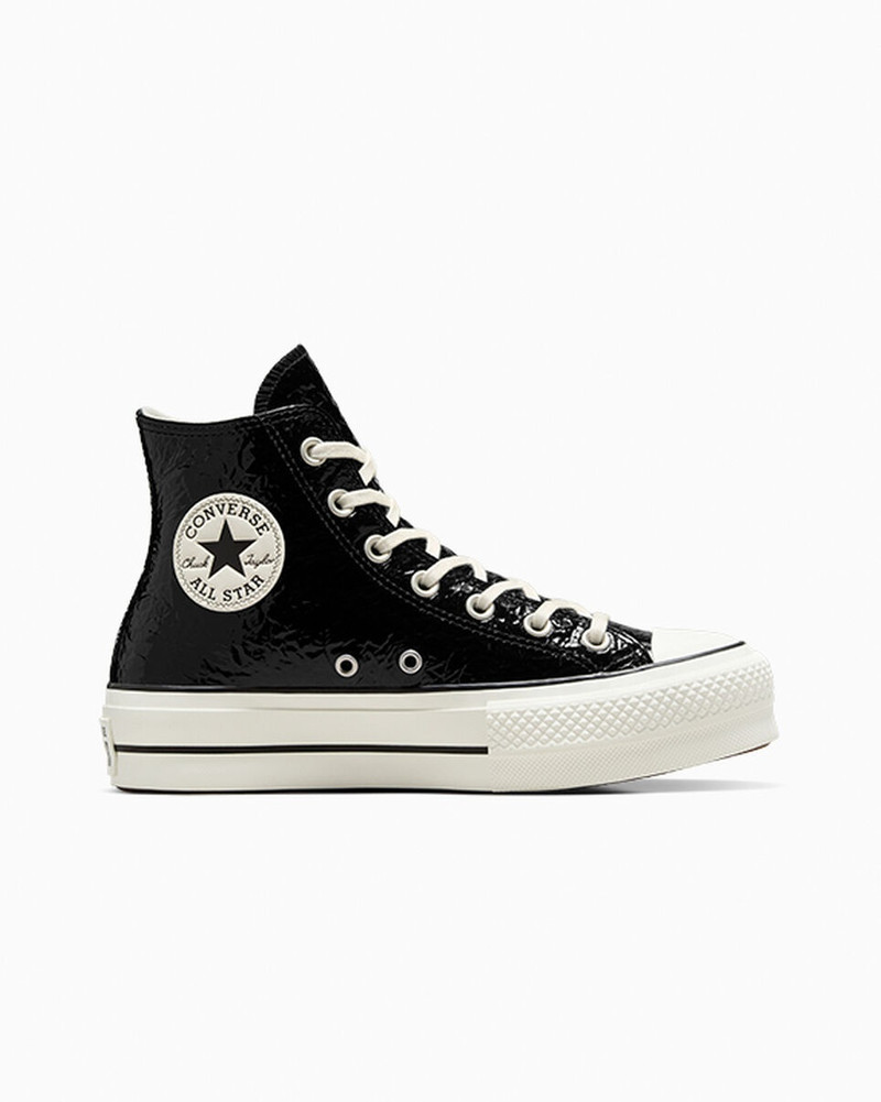 Chuck Taylor All Star Lift Platform Crinkled Leather - 1