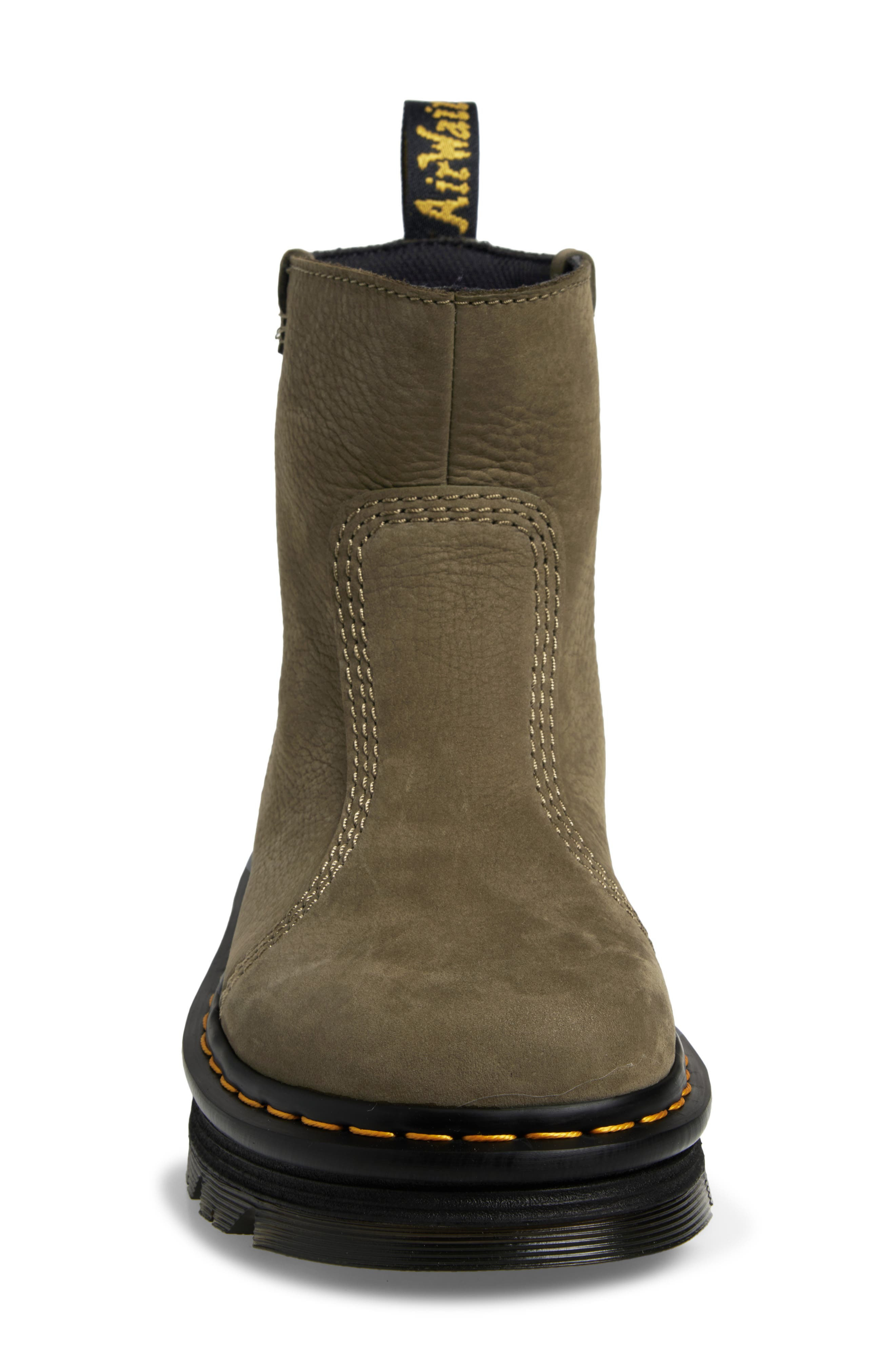 Dr. Martens Zebzag Rigger Boot in Dms Olive at Nordstrom - 4