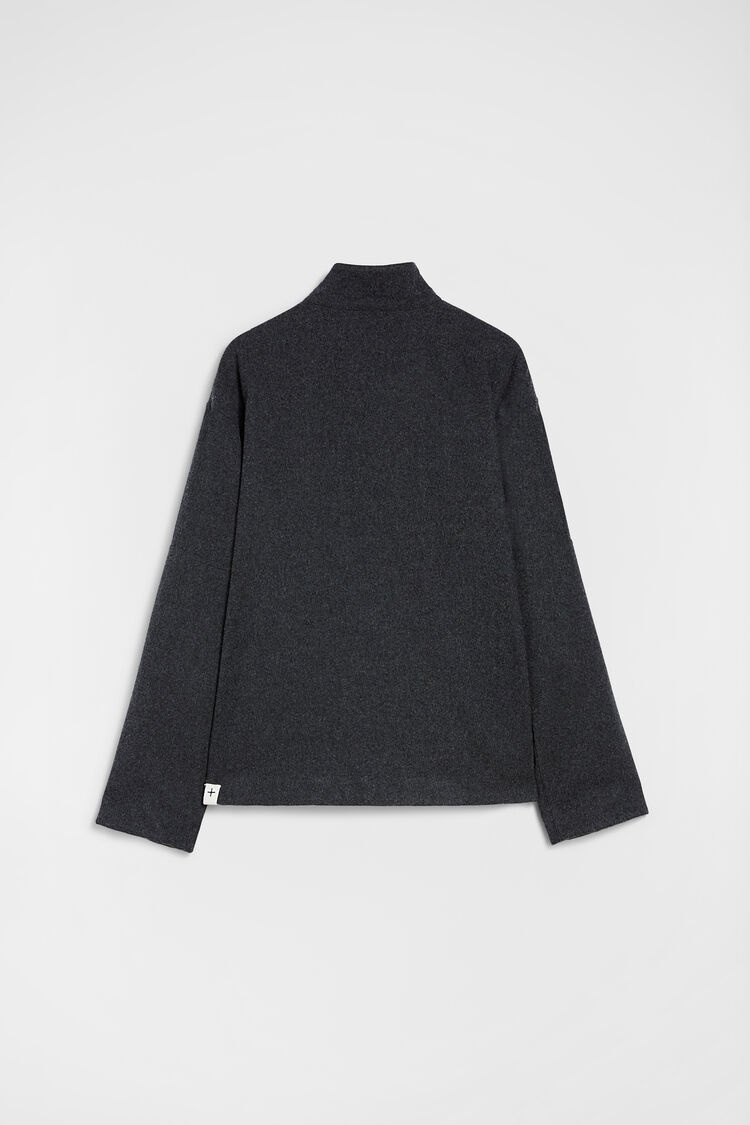 Felt Padded Blouson - 6