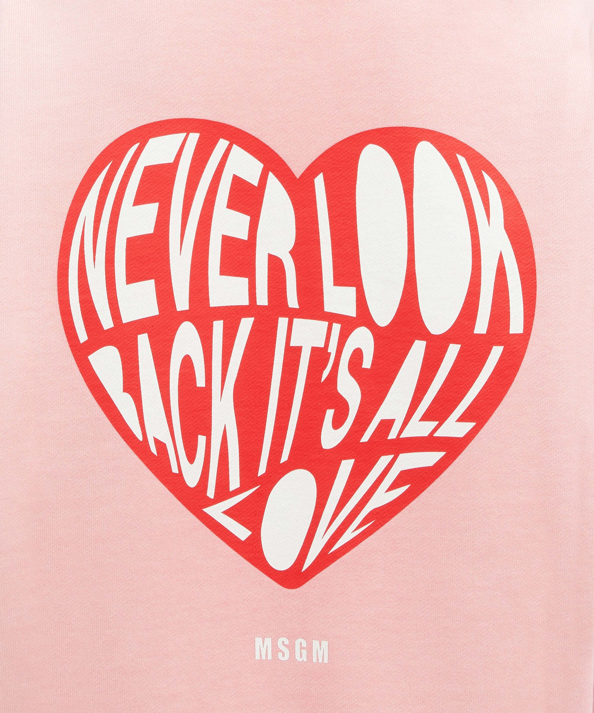 Pre-washed jersey sweatshirt with printed quote - 5