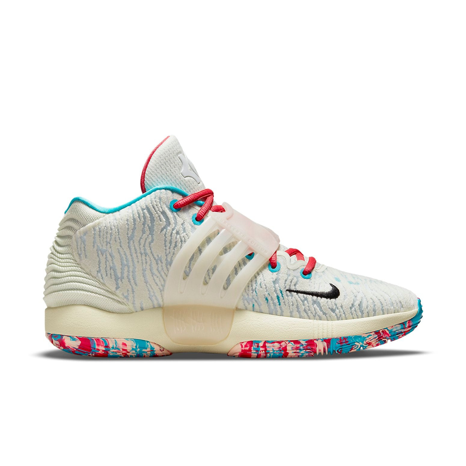 Nike KD 14 EP 'White Aqua Blue Multi-Color' CZ0170-700 - 2