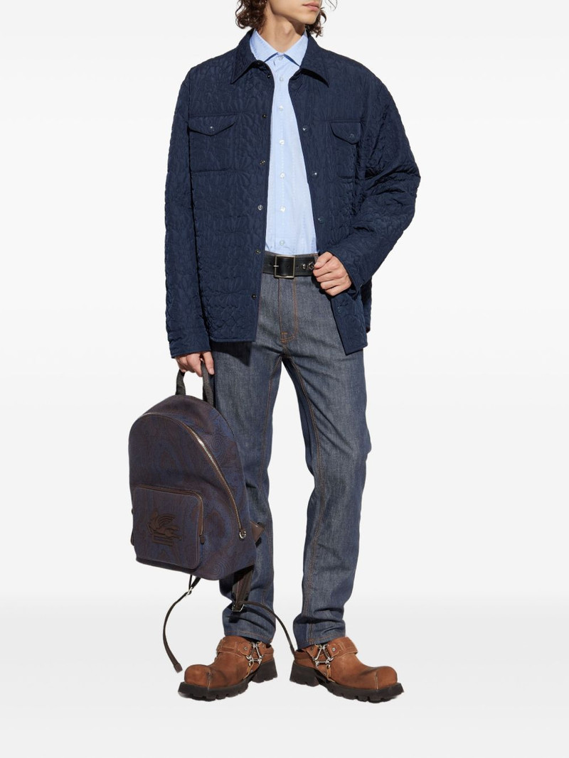 Etro contrast-stitched jeans outlook