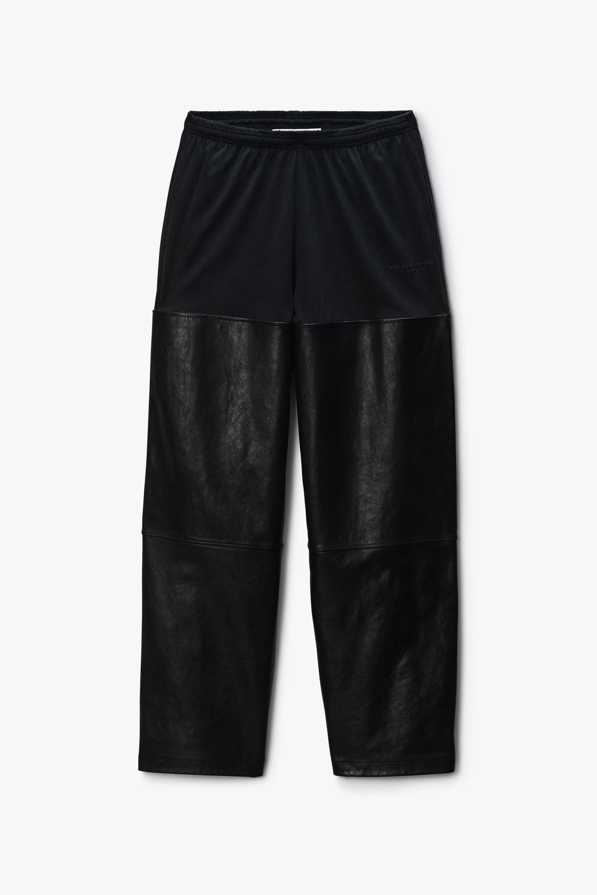 Panel Sweatpant in Leather Relaxed - 1