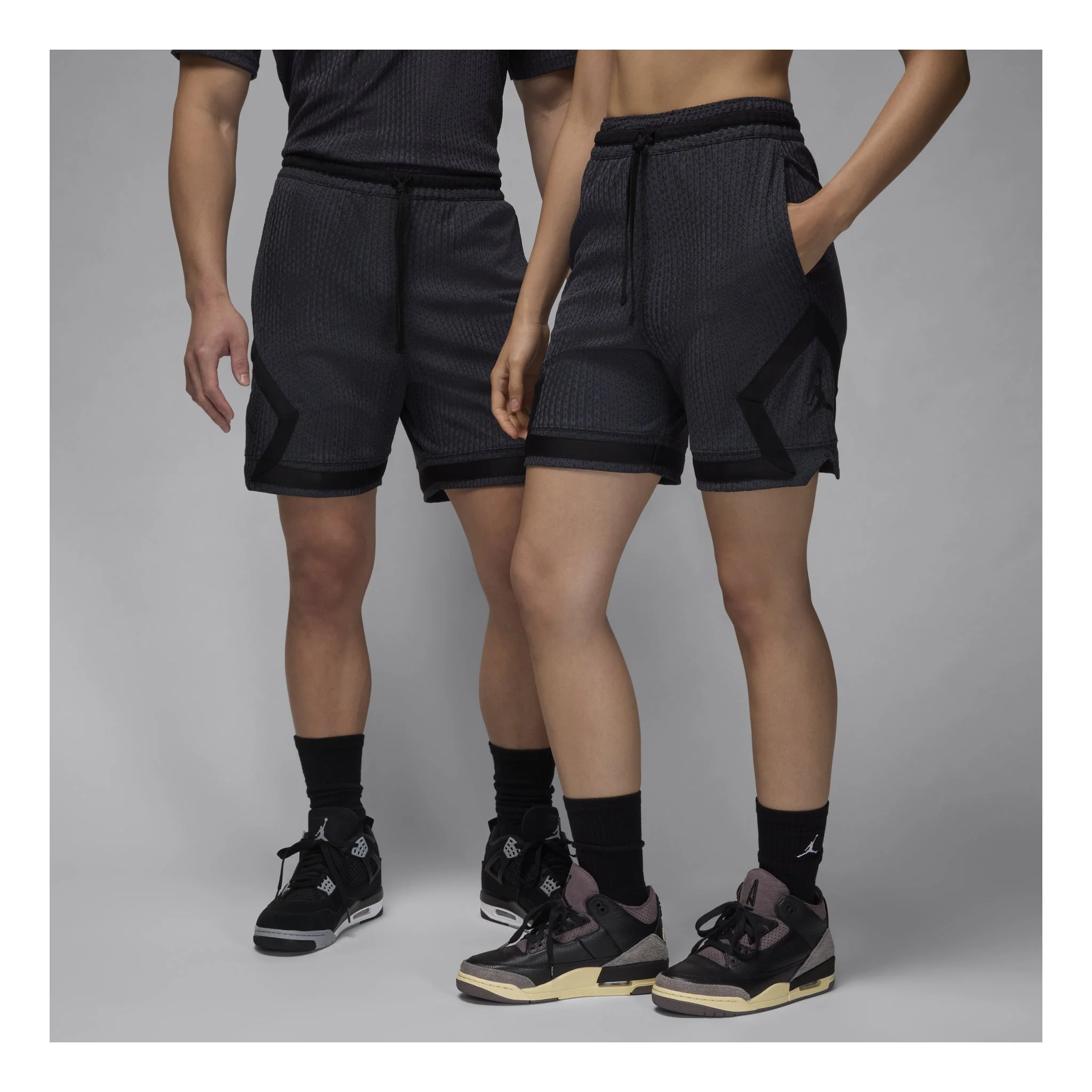 Air Jordan Sport Dri-FIT ADV Diamond Shorts Asia Sizing 'Shadow Grey' FN5868-022 - 1