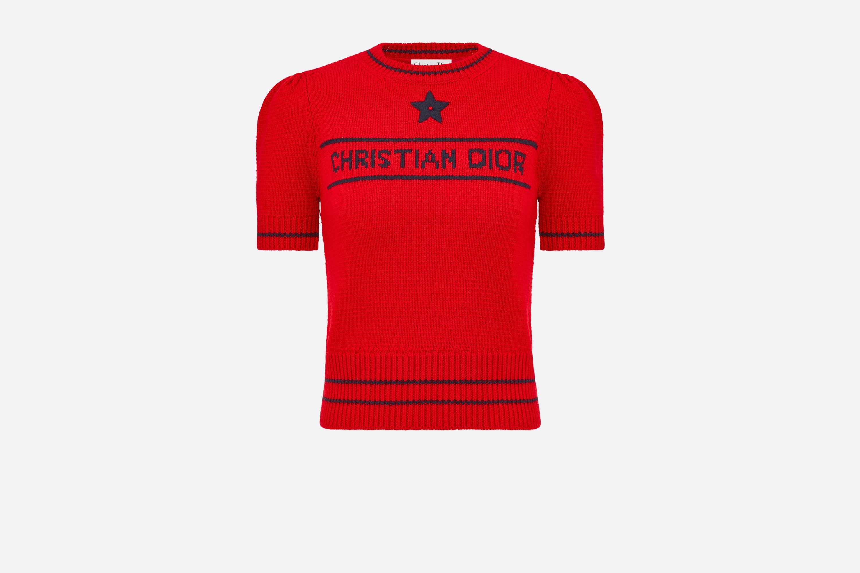 'CHRISTIAN DIOR' Short-Sleeved Sweater - 1