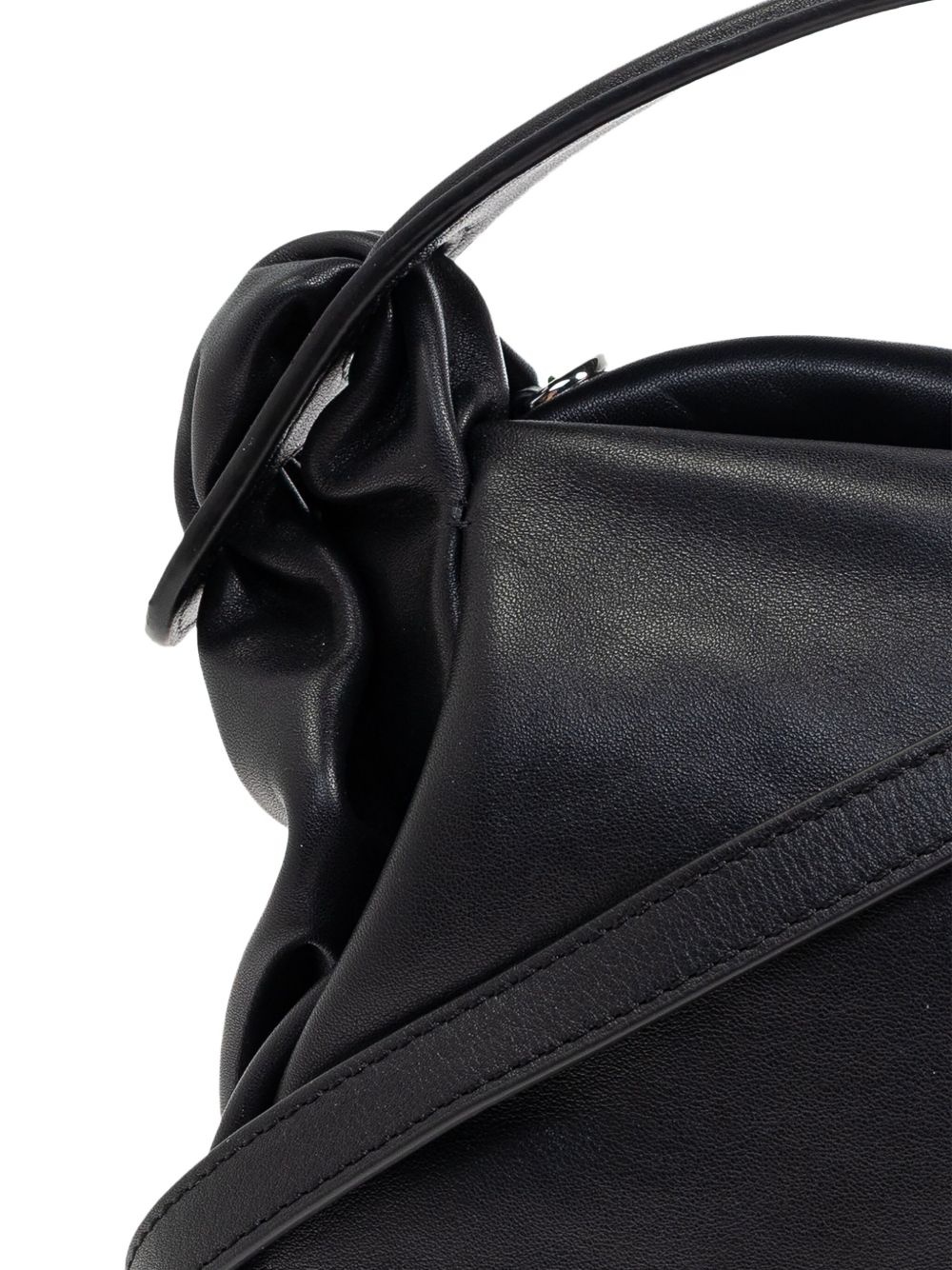leather tote bag - 6