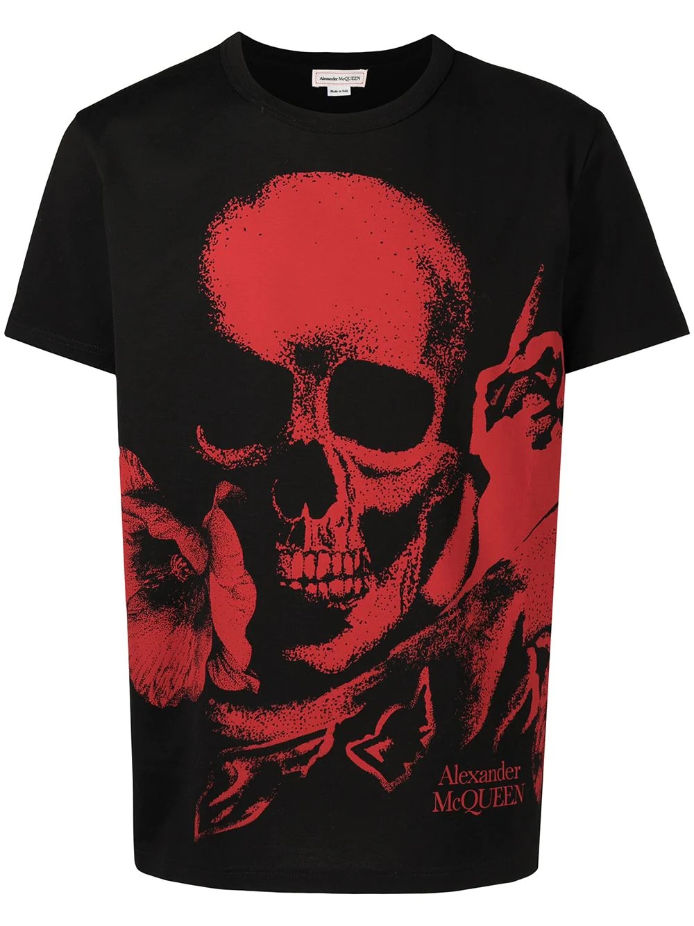 skull logo print T-shirt - 1