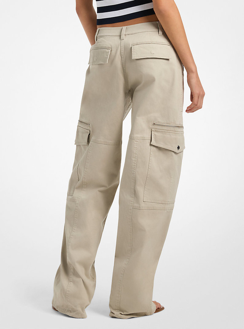 MICHAEL KORS Stretch Cotton Utility Cargo Pants outlook