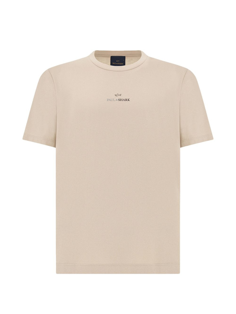 print cotton jersey T-shirt 1