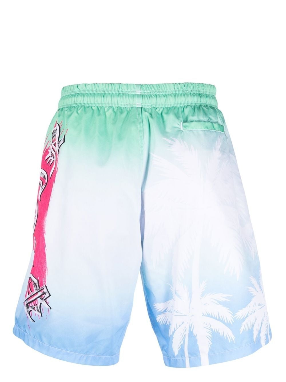 graphic-print swim shorts - 2