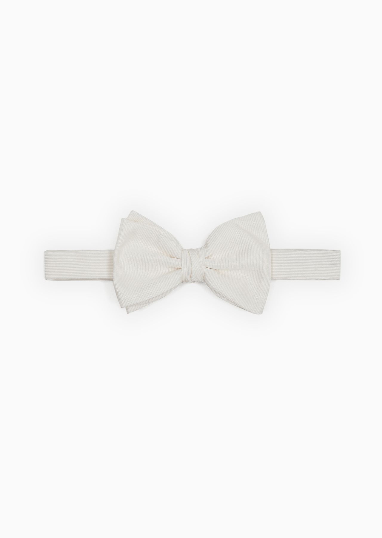 Pure silk knotted bow tie - 1