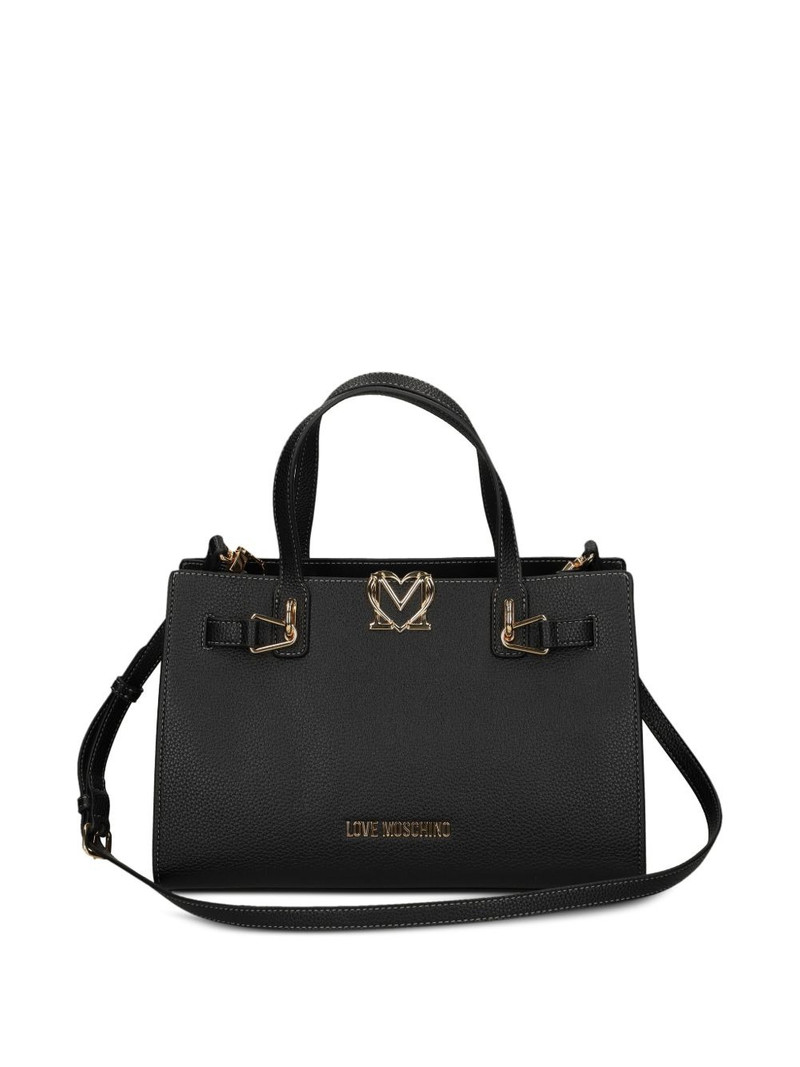 heart-embellishment tote bag 6