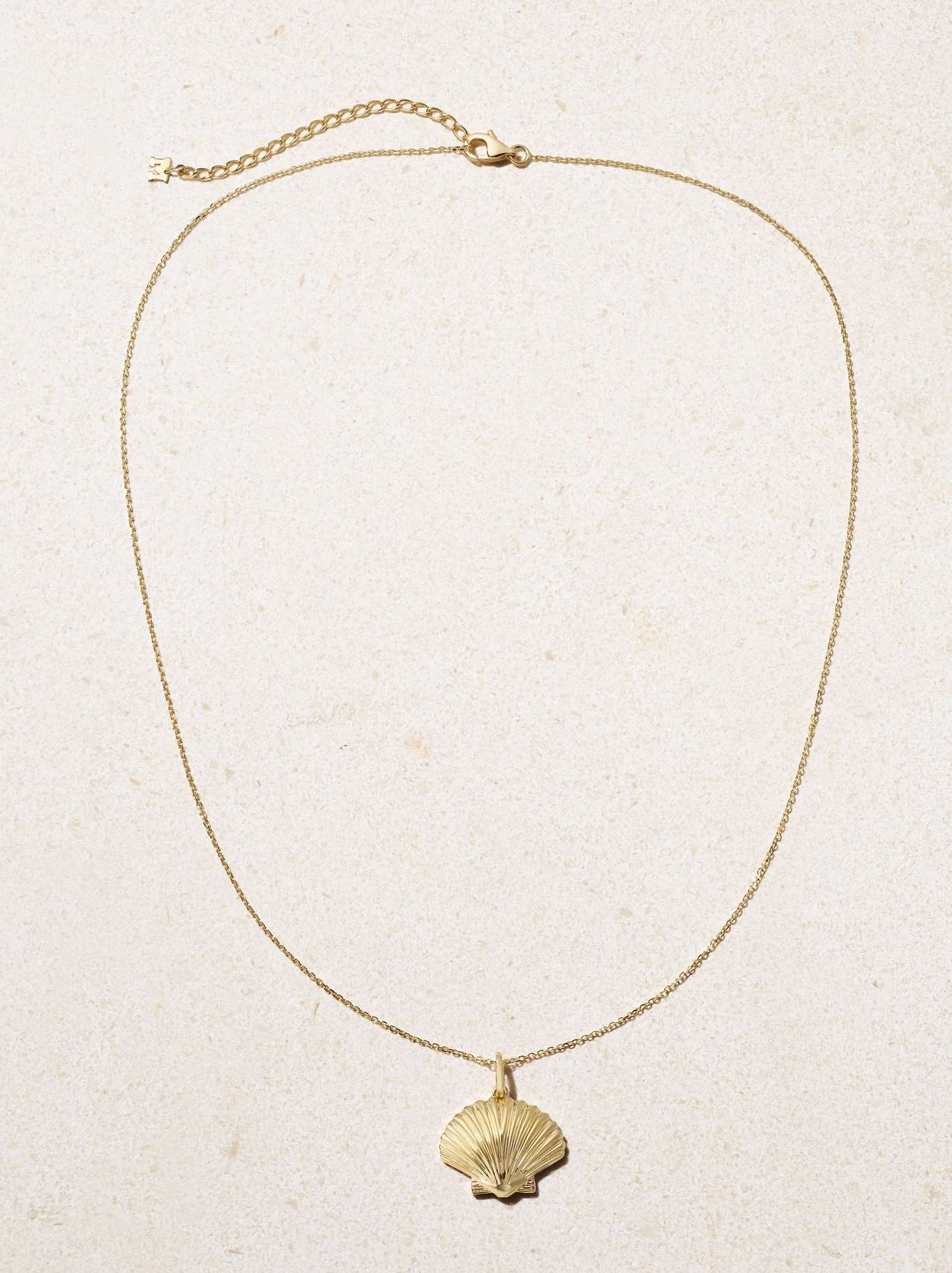 Small Venus 14-karat gold necklace - 4