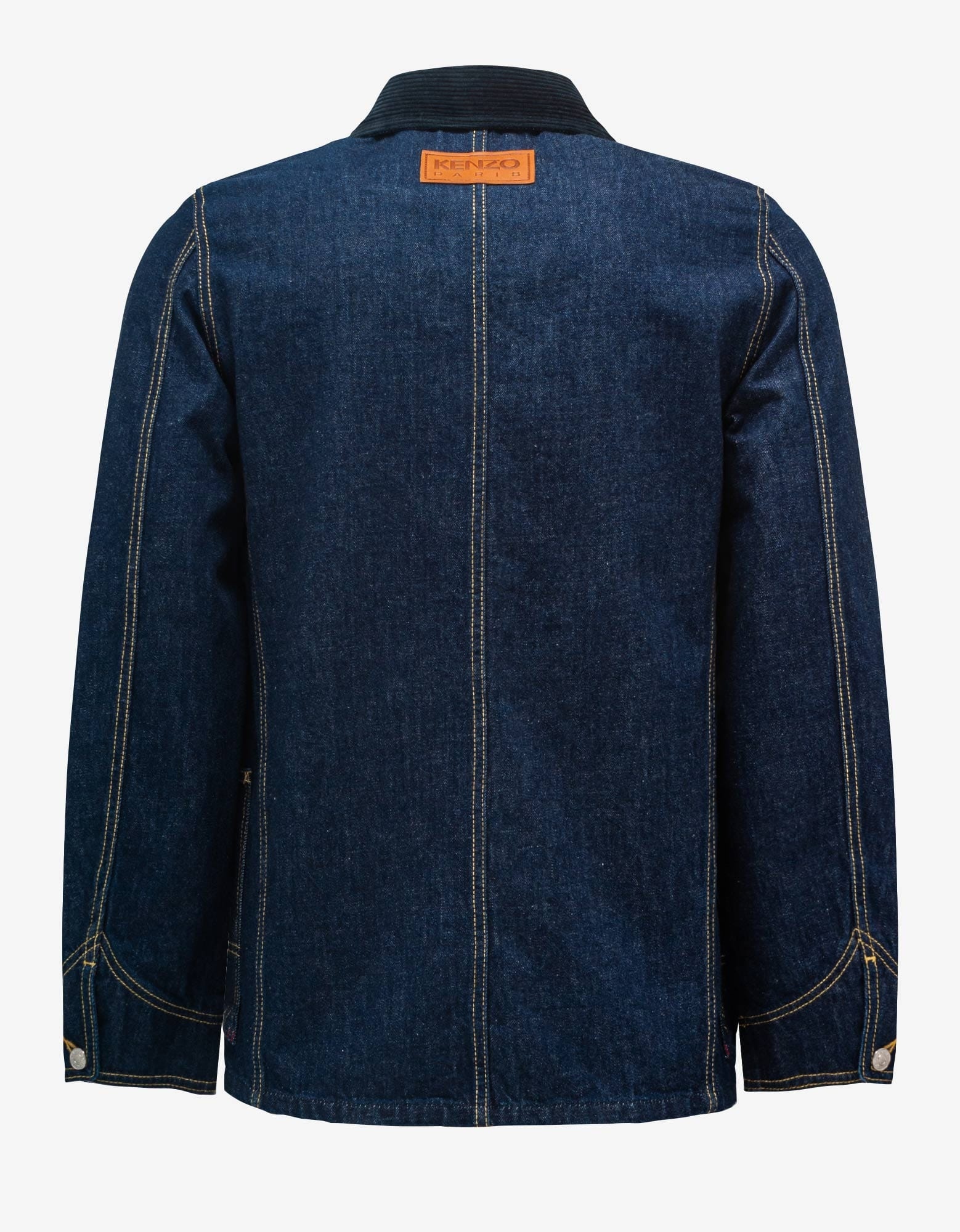 Blue Kenzo Poppy Workwear Denim Jacket - 2