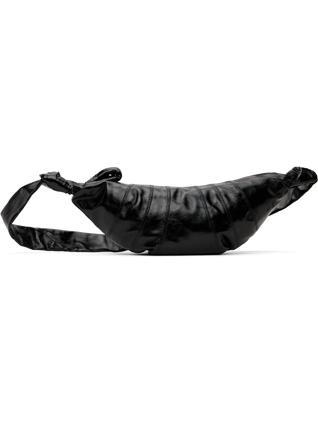 Black Medium Croissant Bag - 1