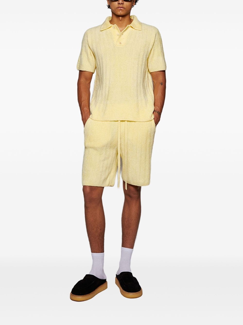 chenille polo shirt - 2