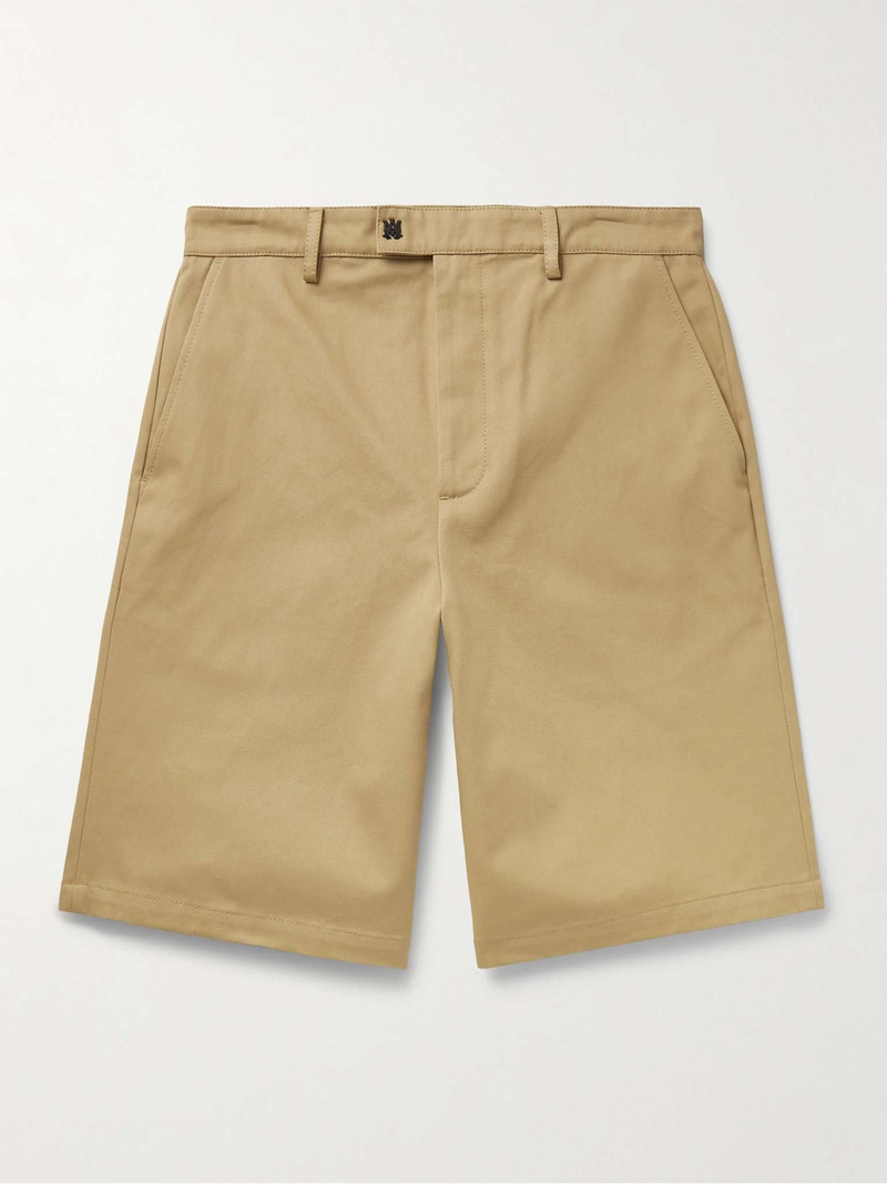Arts District Straight-Leg Logo-Embroidered Cotton-Drill Shorts - 1