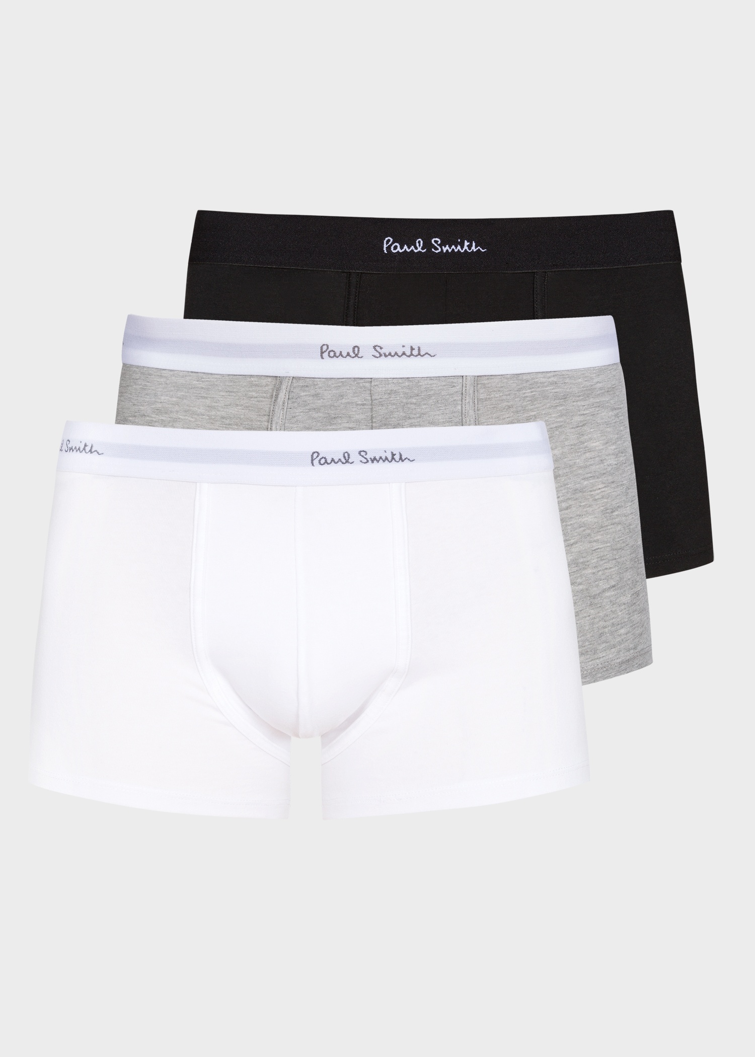 Classic Tri-Colour Organic-Cotton Boxer Briefs Three Pack - 1