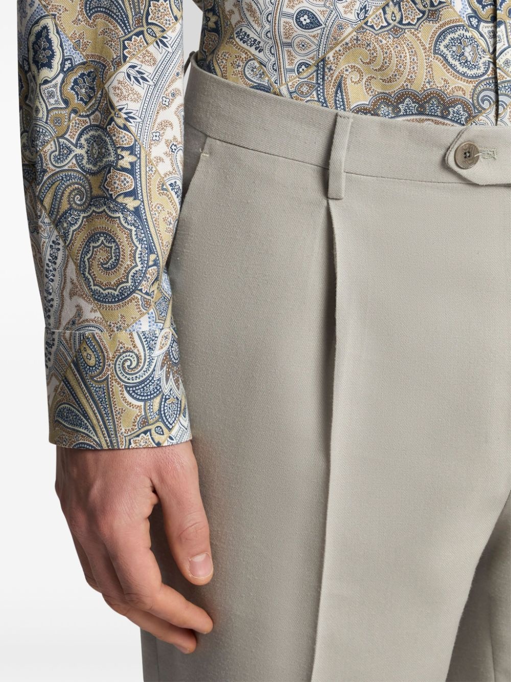 tailored wool trousers - 5