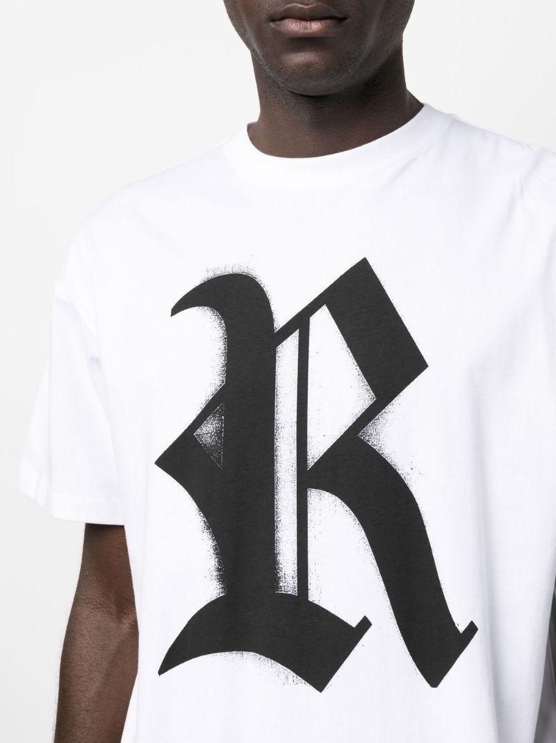 logo-print cotton T-shirt - 5