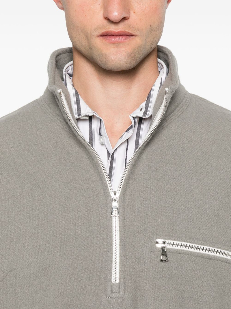 half-zip fleece sweatshirt 5