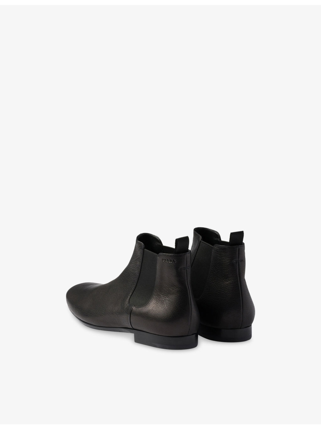 Round-Toe Leather Chelsea Boots - 4