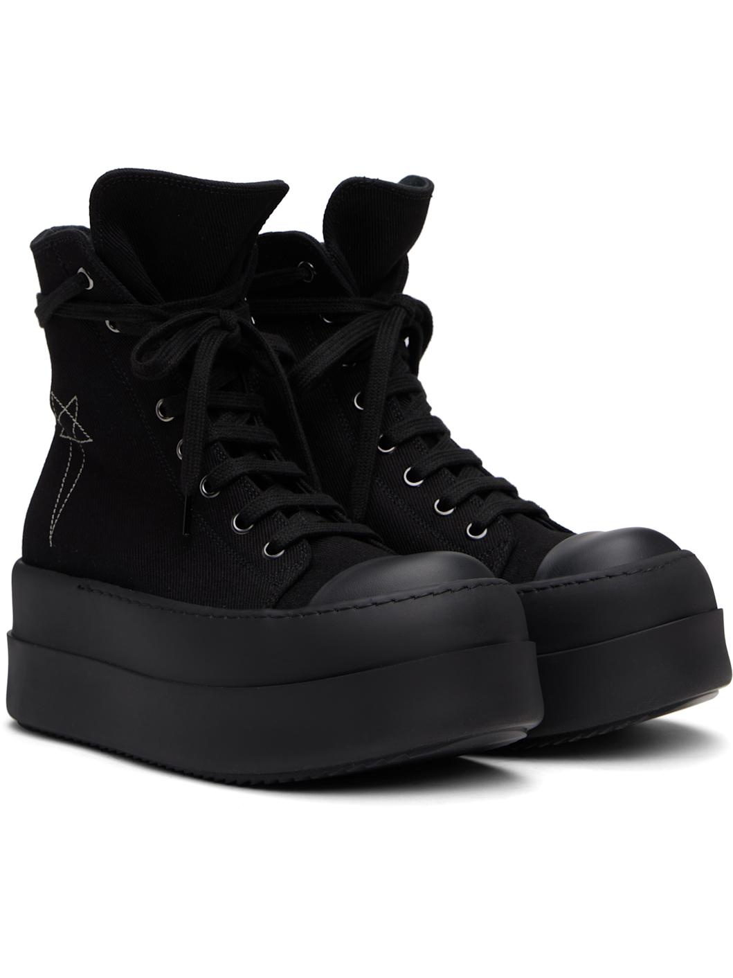 Black Hollywood Double Bumper Sneaks Sneakers - 4