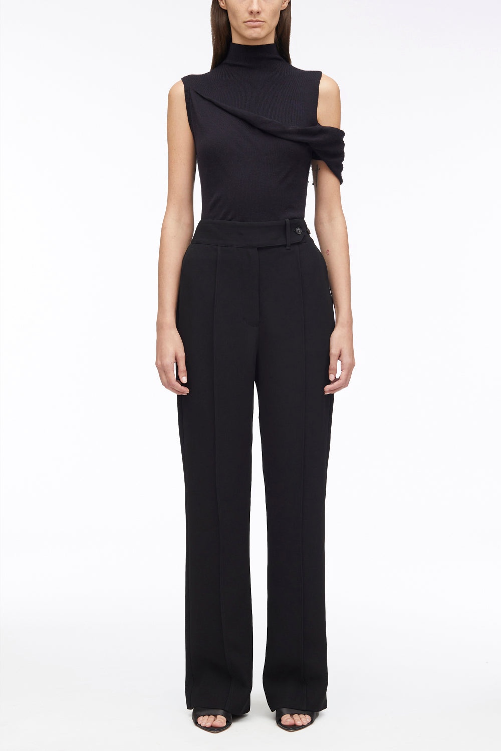 Heavy Cady Pintuck Trouser - 2