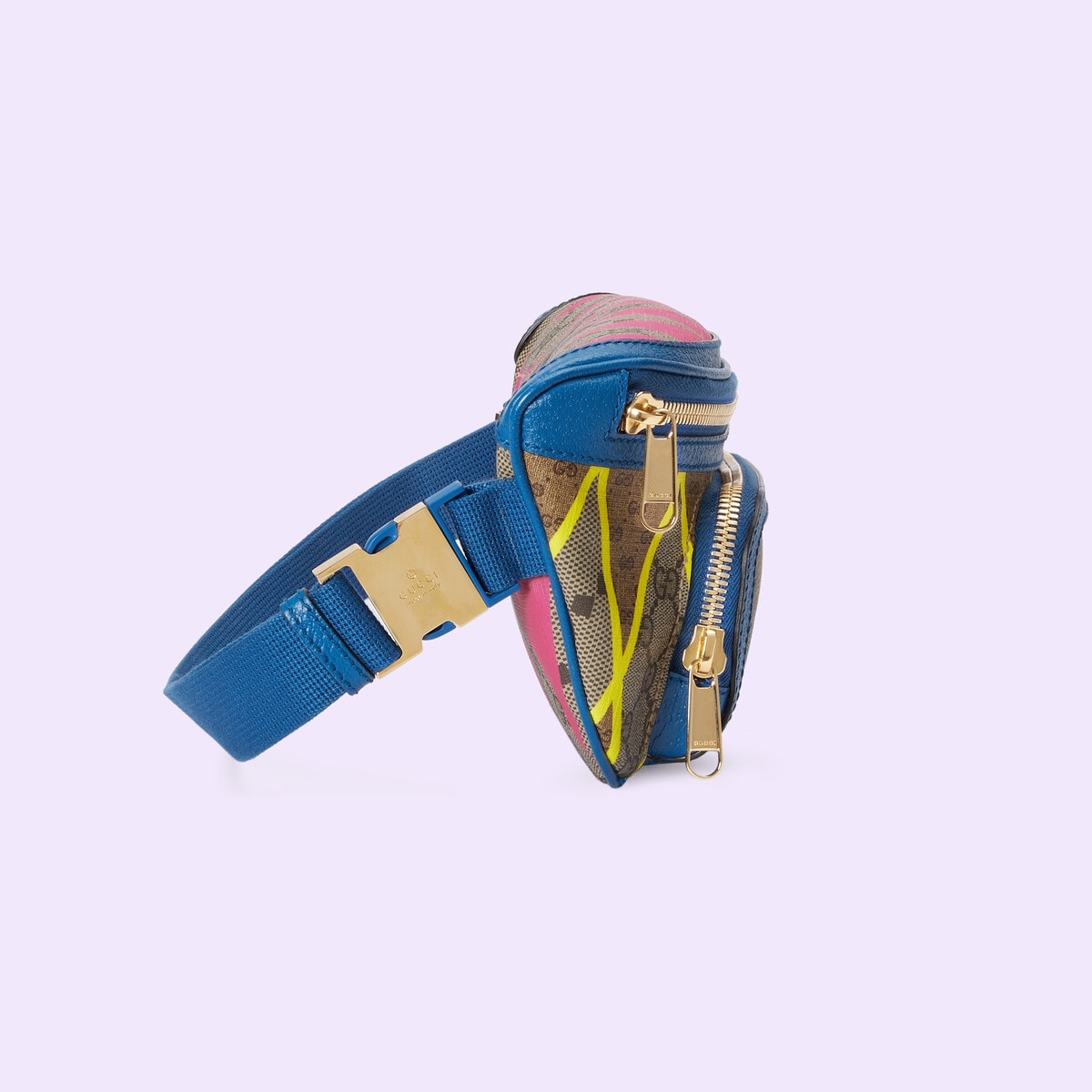 GG rhombus print large belt bag - 7