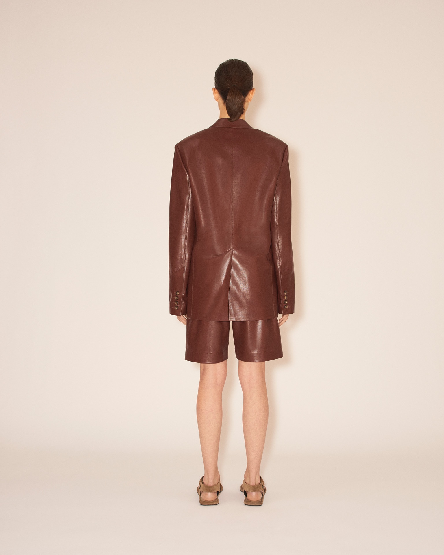 ARIZA - Boxy fit blazer - Plum chutney - 5