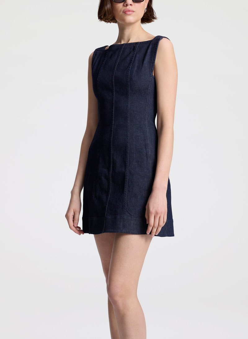 The 444 Denim Mini Dress 3
