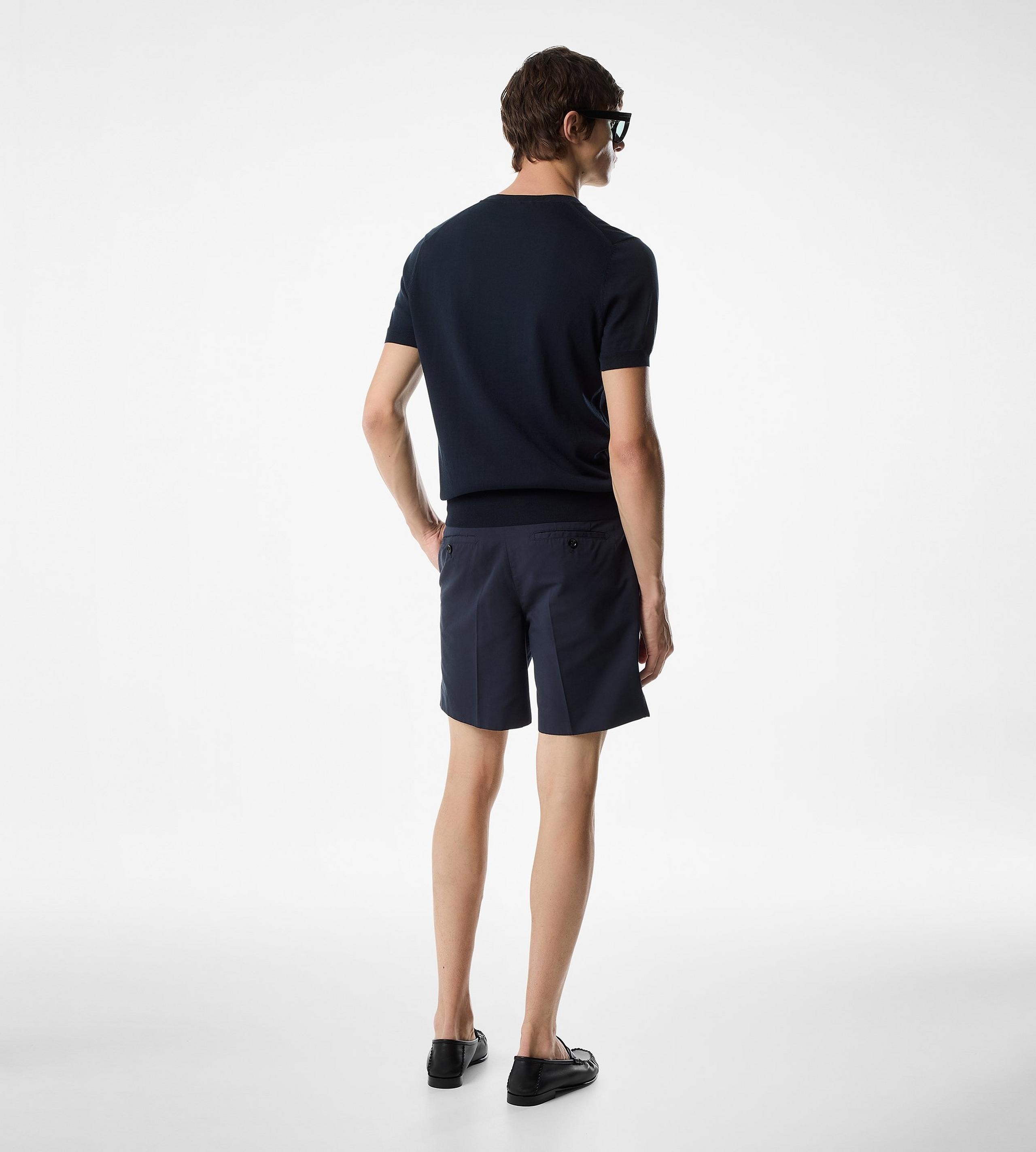 FLUID POPLIN TAILORED SHORTS - 3