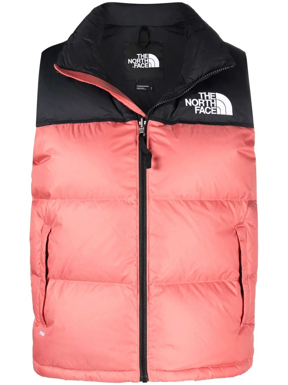 zip-up down gilet - 1