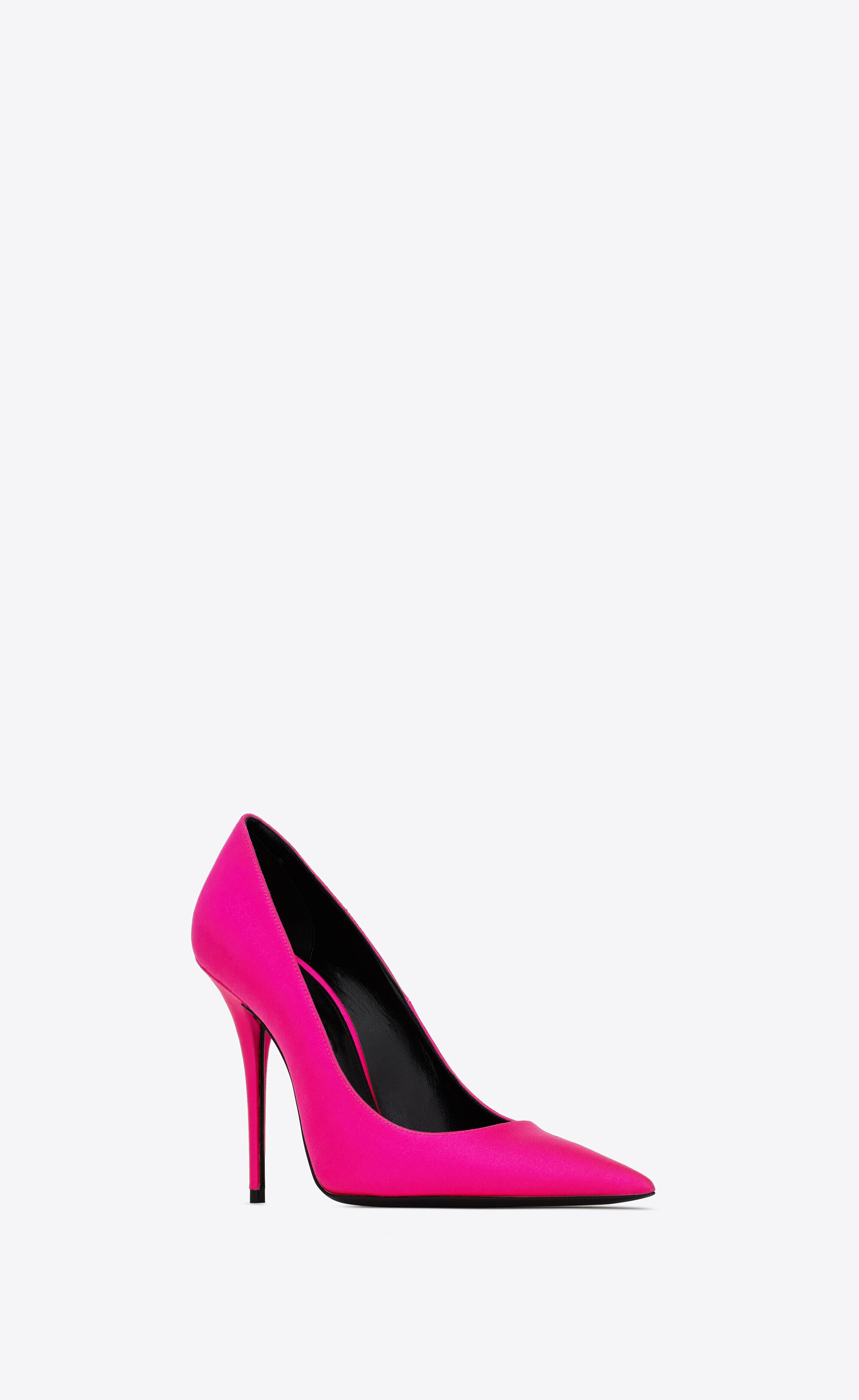 instinct pumps in crepe satin - 3