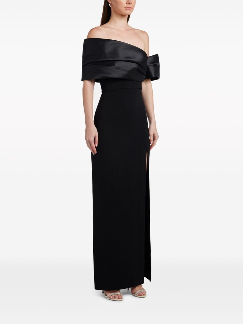 SOLACE LONDON Alexis off-shoulder gown outlook