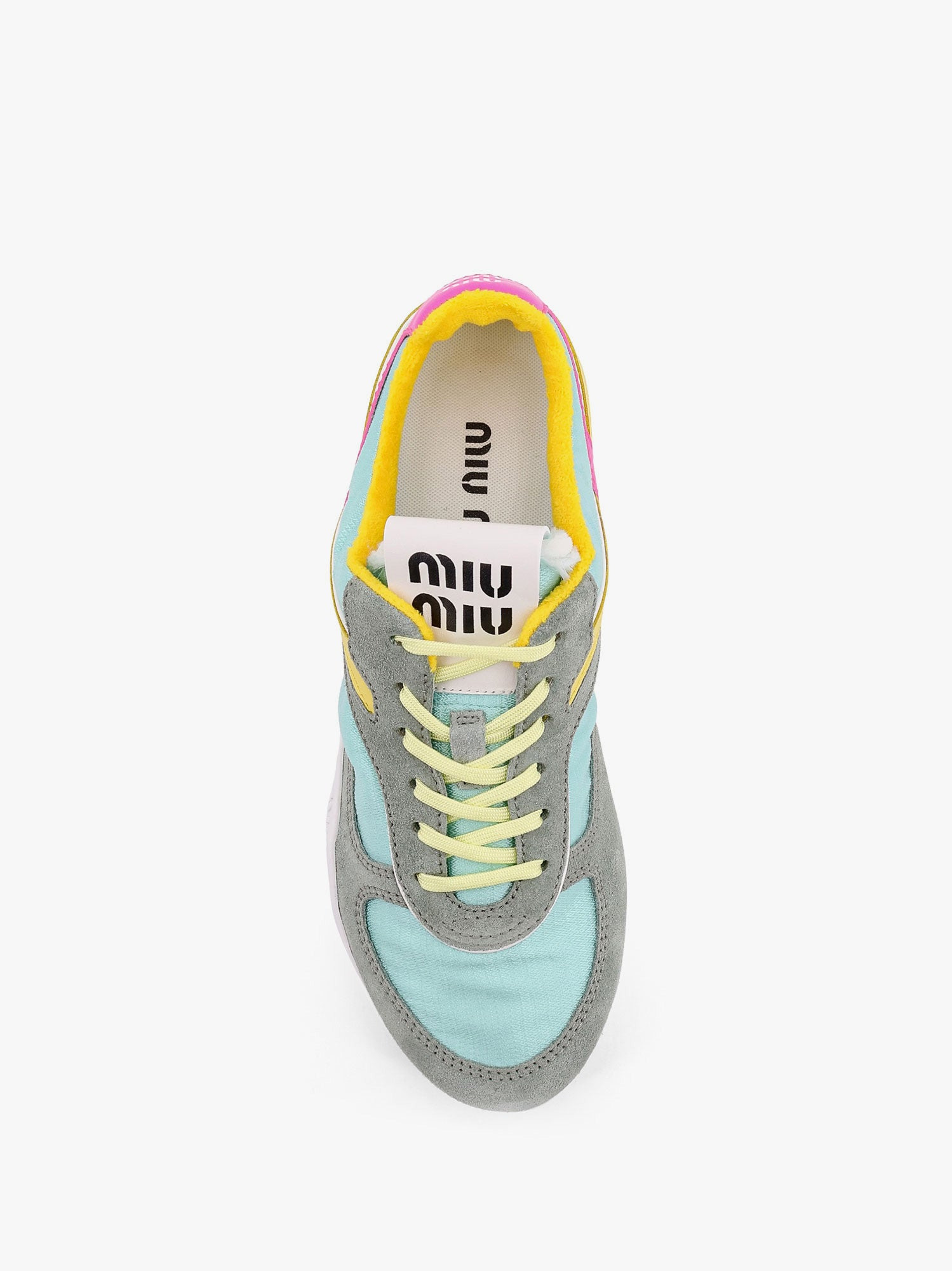 Gymnasium Low-Top Technical Fabric And Suede Sneackers - 5