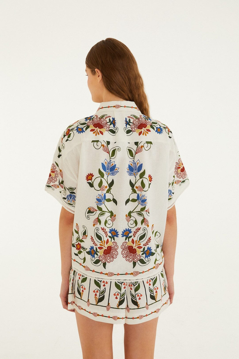 Off-White Stitched Garden Blouse 3