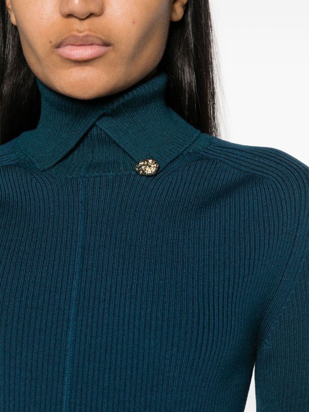 embellished rollneck jumper - 5