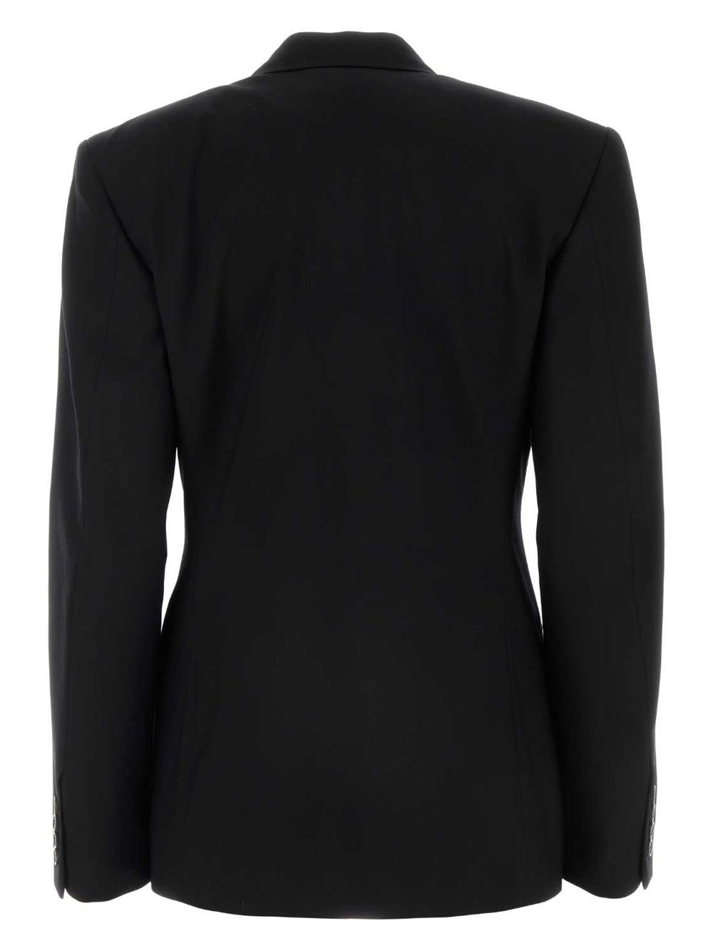 single-breasted wool blazer - 2