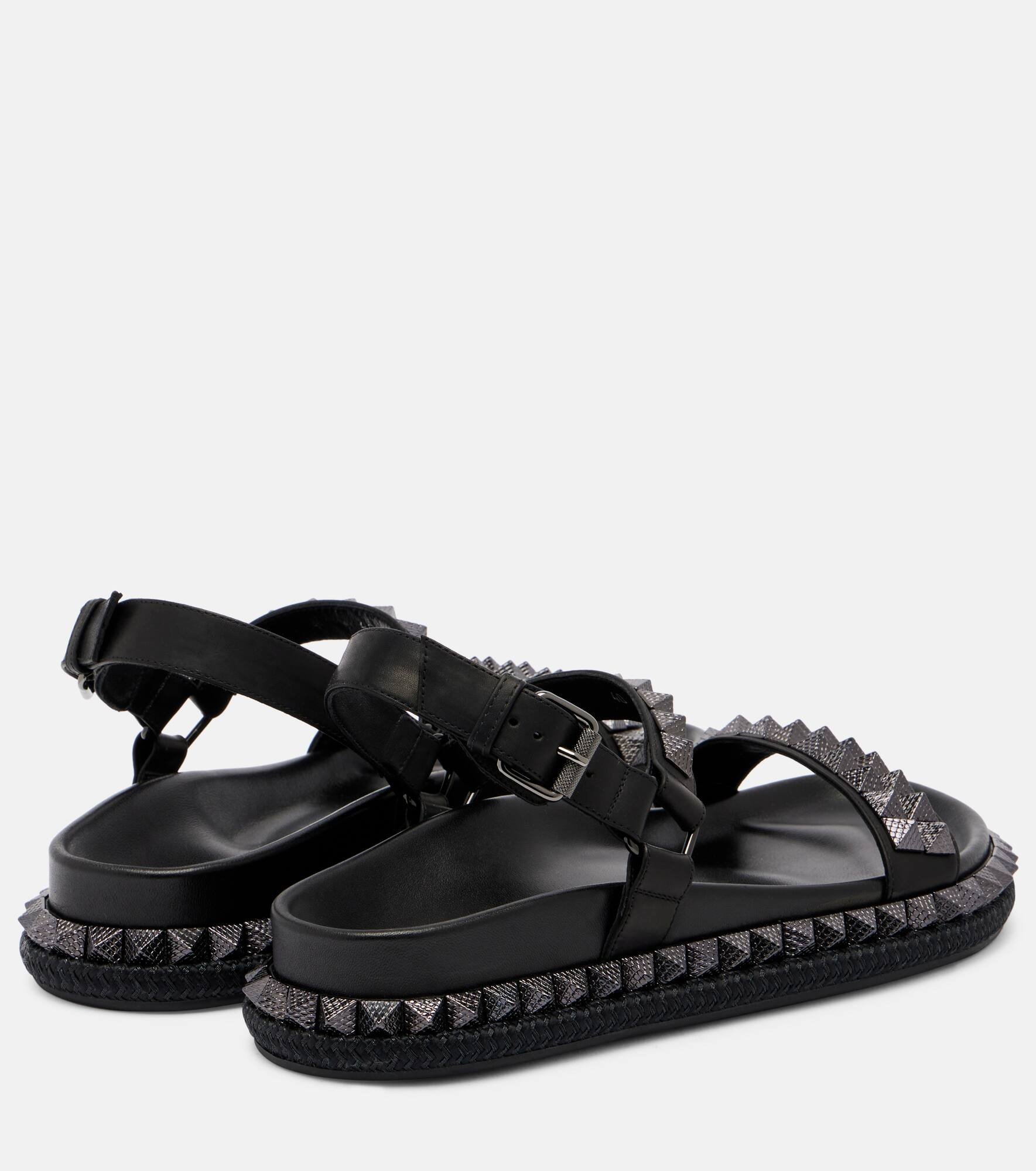 Pyrabizz spiked leather sandals - 2