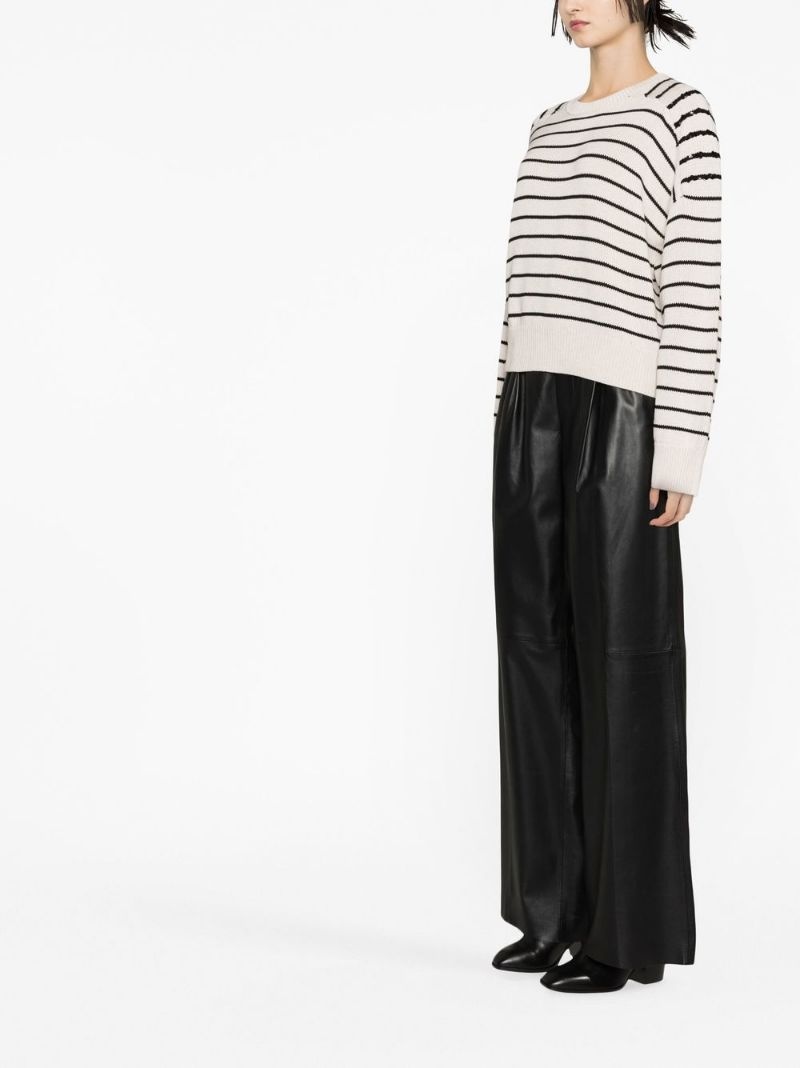 striped cotton jumper - 4