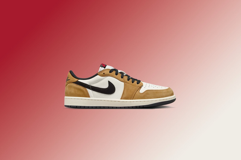 Jordan AIR JORDAN 1 LOW OG 'ROOKIE OF THE YEAR' - SAIL/ BLACK/ GOLDEN HARVEST/GYM RED outlook