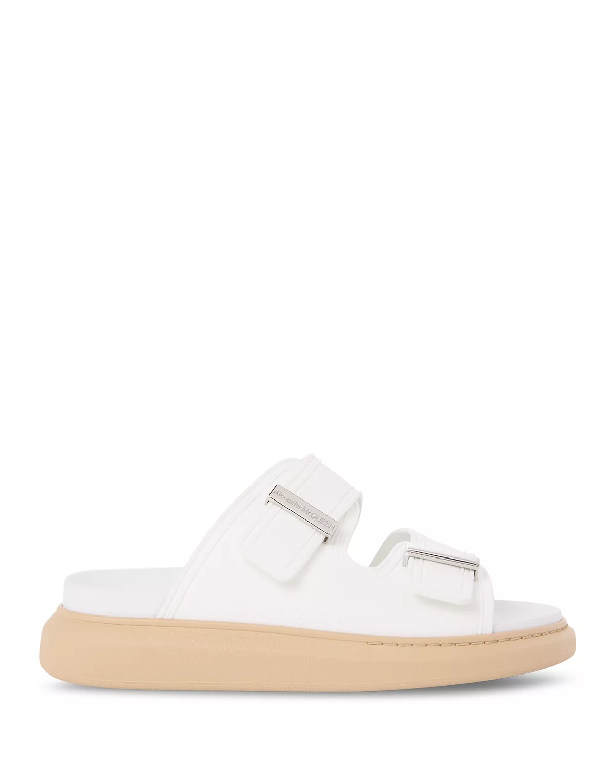 Women's Buckled Slide Sandals - 3