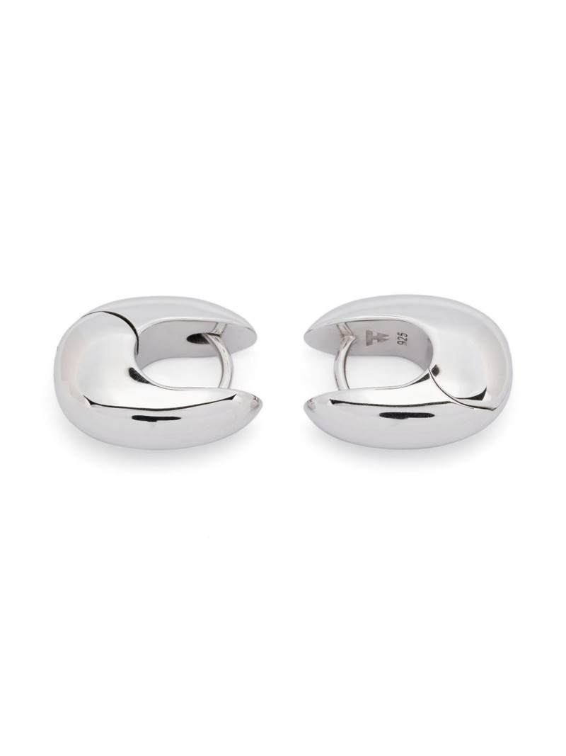 TOM WOOD small Pebble earrings outlook