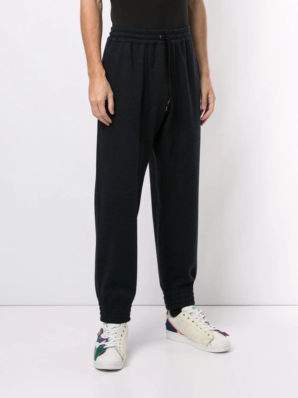 knitted track trousers - 3