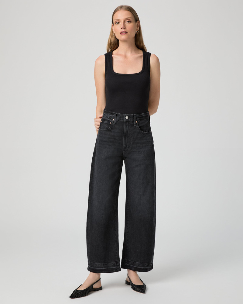 PAIGE Arellia Ankle Barrel Leg Jean outlook
