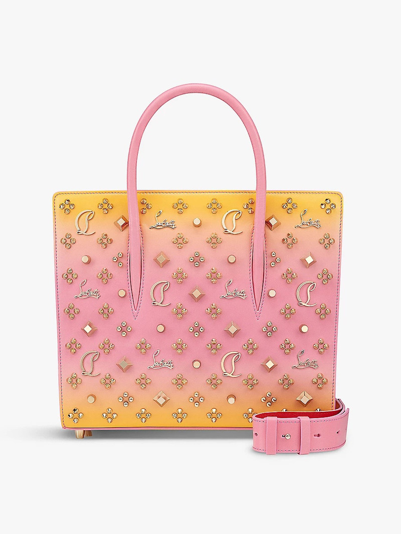 Paloma S medium leather tote bag 1