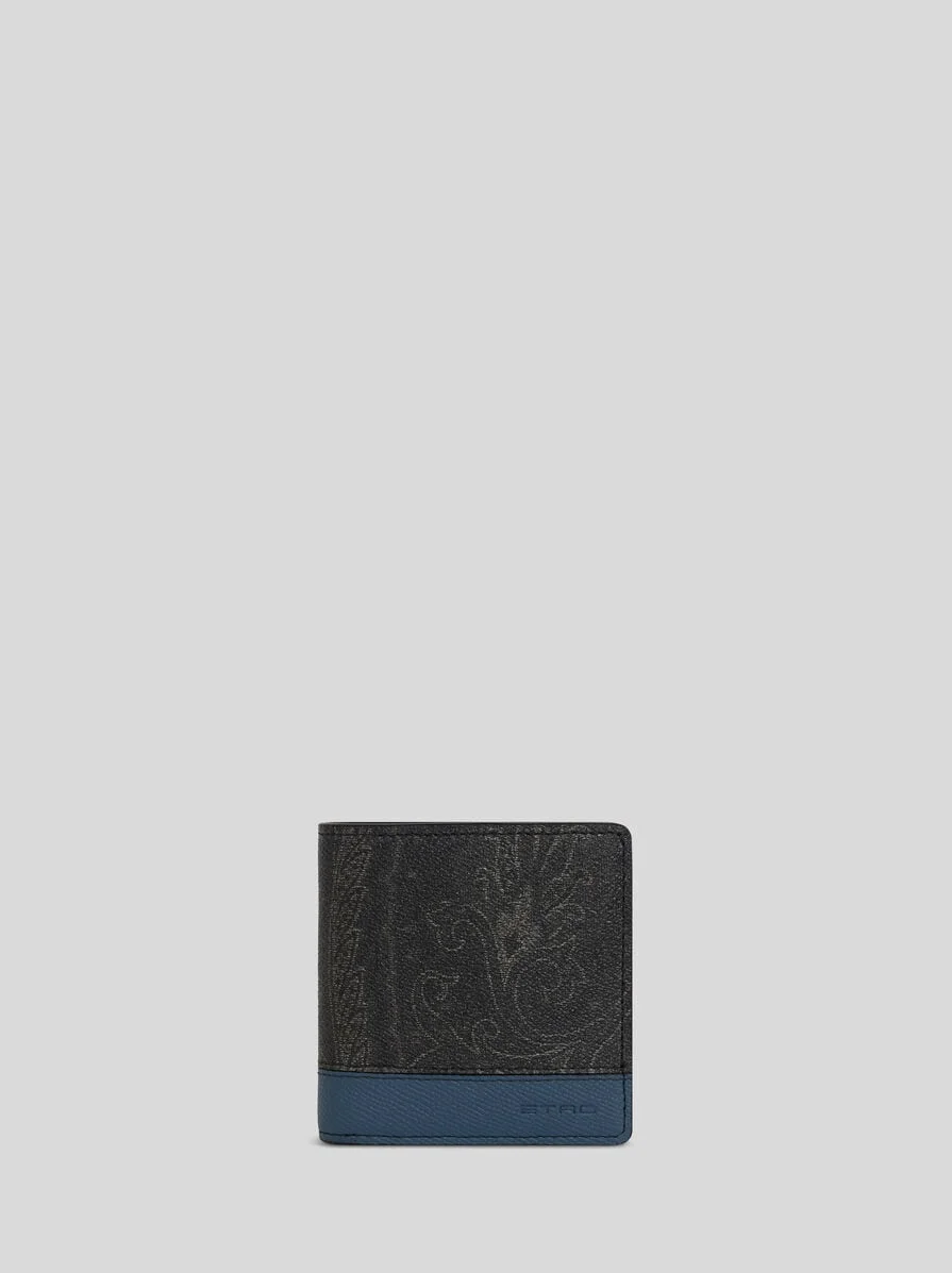 COMPACT ARNICA WALLET WITH LEATHER INSERT - 1